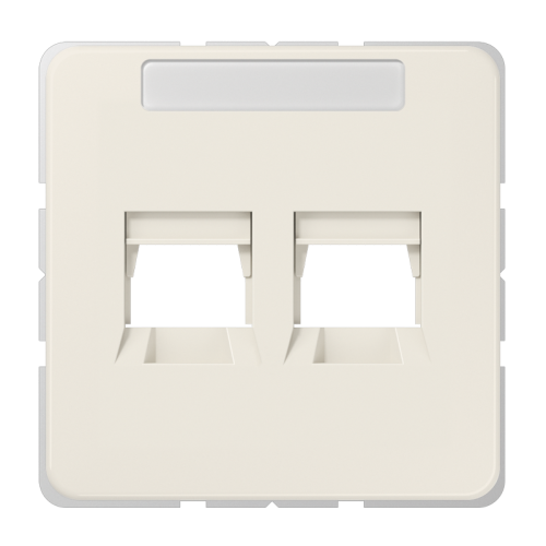 Jung Afdekking CD500 wit voor mod.jack 2-vdg. - 4011377175853 - 20014757
