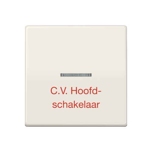 Jung Schakelwip AS500 wit slagv.m.tekst CV - 4011377176782 - 20017171
