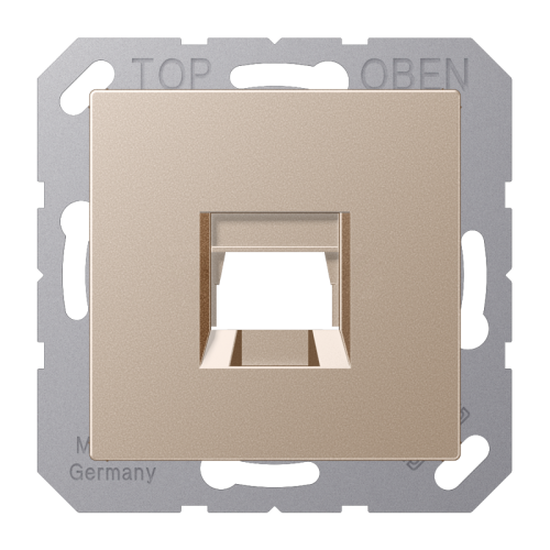 Jung Afdekking A500 champagne v.mod jack 1-v - 4011377177543 - 20015555