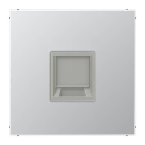 Jung Afdekking LS-aluminium v.mod.jack 1-vdg. - 4011377178205 - 20016625