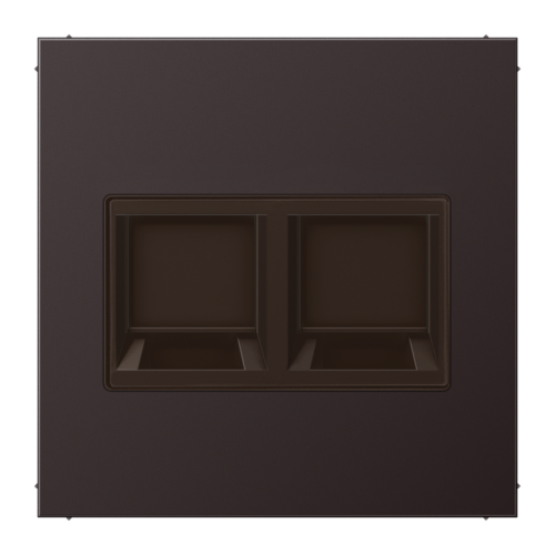 Jung Afdekking LS-dark voor mod.jack 2-vdg. - 4011377178458 - 20016639