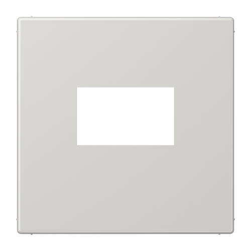 Jung Afdek.LS990 li.grijs v.USB laadcontactds - 4011377178793 - 20019358
