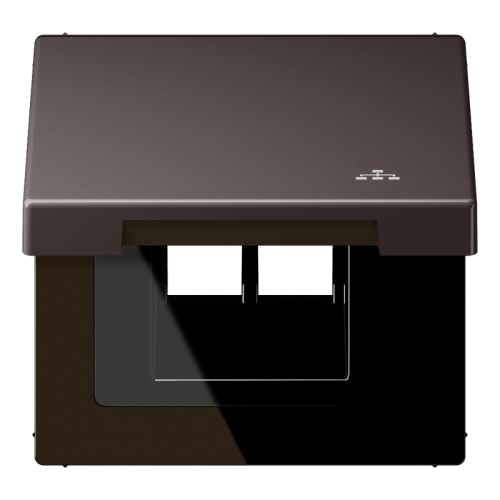 Jung Klapdeksel LS-Dark met symb Lader - 4011377179042 - 20016747