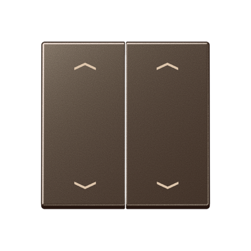 Jung Wip A500 mokka m.pijl v.KNX F10 tast.2v. - 4011377180116 - 20015176