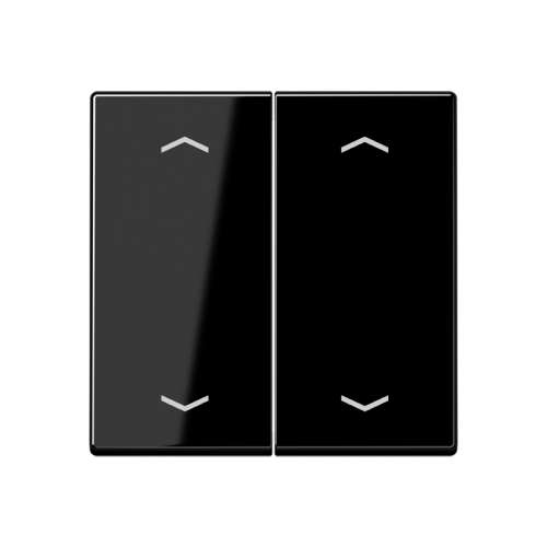 Jung Wip A500 zwart m.pijl v.KNX F10 tast.2v. - 4011377180130 - 20015177