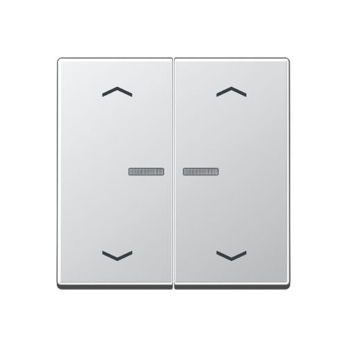 Jung Wip A500 alu.lens&pijl v.KNX F10 tast.2v - 4011377180277 - 20015156