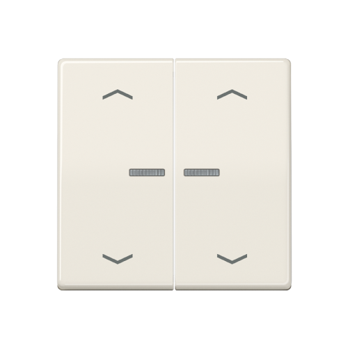 Jung WipAS500 wit lens&pijl v.KNX F10 tast.2v - 4011377182349 - 20016891