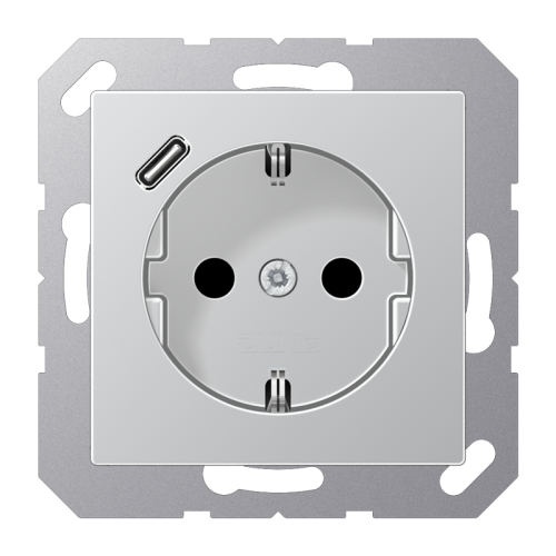 Jung Wcd.m.lader A500 alum.v.USB type C - 4011377184275 - 20015219