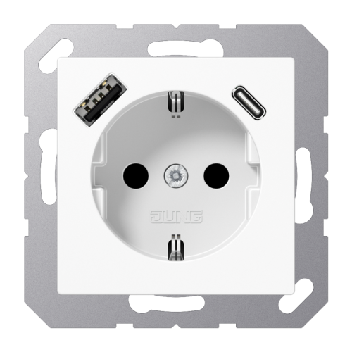 JUNG wcd alpin wit ra met usb a & c A1520-15CAWW - 4011377184329 - 11001808