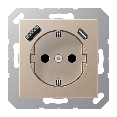 Jung Wcd.m.lader A500 champ.v.USB type A&C - 4011377184367 - 20015203