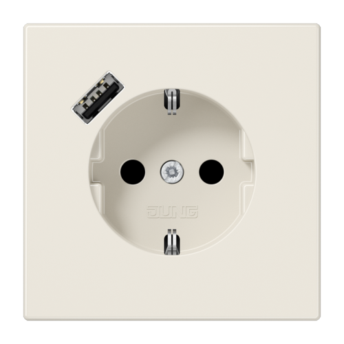 Jung Wcd.m.lader LS990 wit v.USB type A - 4011377184398 - 20018920