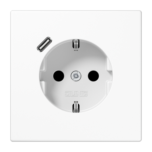 Jung Wcd.m.lader LS990 a.wit v.USB type C - 4011377184527 - 20018930