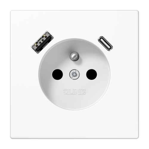 Jung WCD frans/Belgisch met USB A en C - 4011377185265 - 20018999