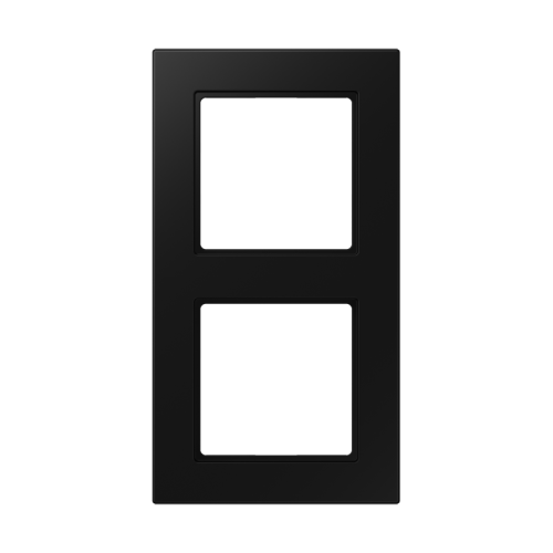JUNG afdekraam 2v grafiet zwart A5582BFSWM - 4011377185616 - 3439121