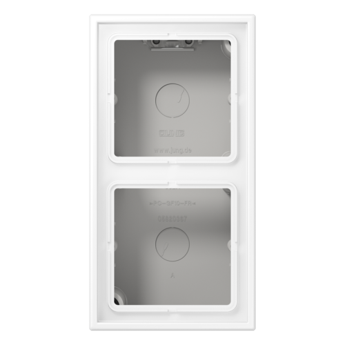 Jung Opbouwkap gesloten LS990 wit mat 2-vdg. - 4011377186682 - 20019448
