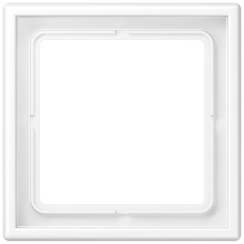 Jung Afdekraam LS990 wit mat 1-voudig - 4011377186774 - 20019559