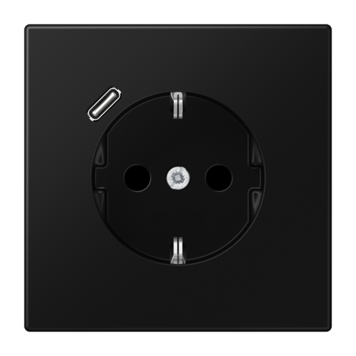 Jung Wcd.m.lader LS990 grafi.zw.v.USB type C - 4011377187092 - 20018929