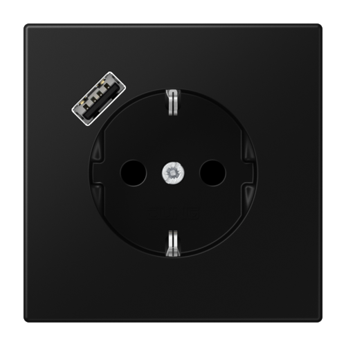 Jung Wcd.m.lader LS990 grafi.zw.v.USB type A - 4011377187603 - 20018923