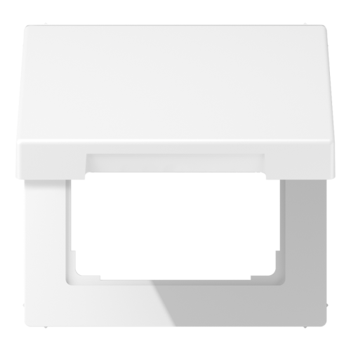 Jung Klapdeksel LS990 wit mat slagvast - 4011377188891 - 20019626