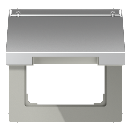 Jung Klapdeksel LS-aluminium met tekstvenster - 4011377189652 - 20016778