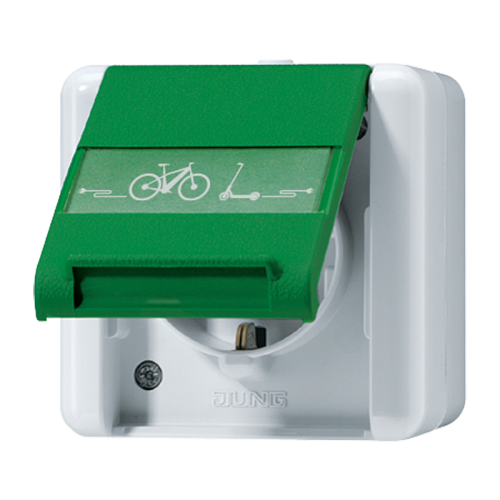 Jung Wcd. 1v. E-bike WG800 groen tekstv. - 4011377195011 - 20014972