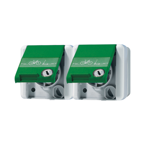 Jung Wcd. 2v. E-bike WG800 groen tekstv. slot - 4011377195042 - 20014991