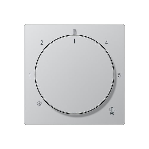 Jung Thermostaatafdekking A sl.v. alu - 4011377195097 - 20015701