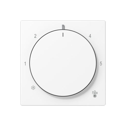 Jung Thermostaatafdekking A sl.v. sn.wit mat - 4011377195158 - 20015708