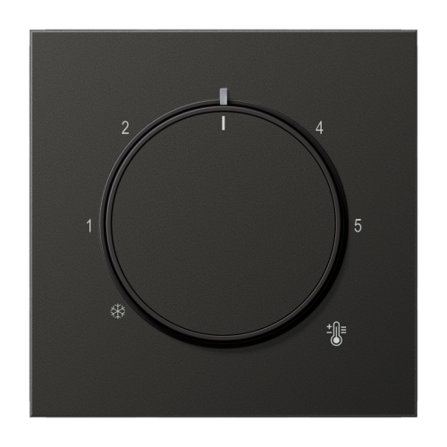 Jung Thermostaatafdekking LS antraciet - 4011377195196 - 20016617