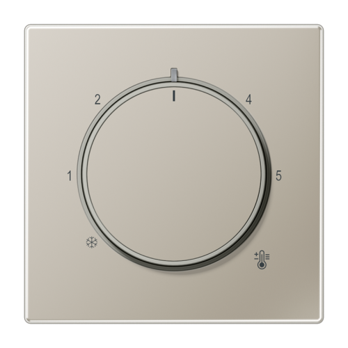 Jung Thermostaatafdekking LS edelstaal - 4011377195295 - 20018586