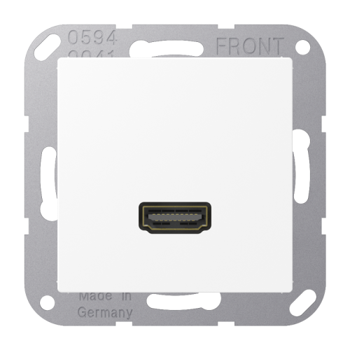 Jung Afdekking A500 matwit voor 1xHDMI - 4011377203389 - 20019933