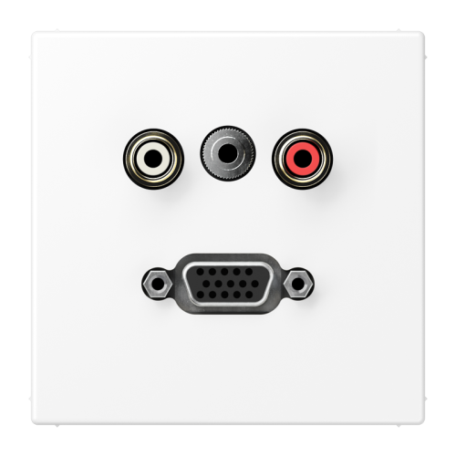 Jung Afdekking A500 matwt voor Audio/Jack/VGA - 4011377203433 - 20020032