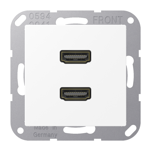 Jung Afdekking A500 matwit voor 2xHDMI - 4011377203471 - 20019947
