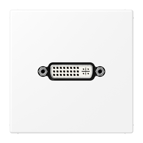 Jung Afdekking LS990 matwit voor 1xDVI - 4011377203570 - 20020082