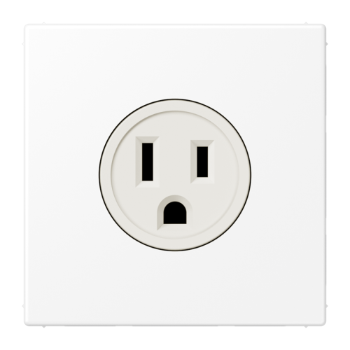 Jung WCD US-norm NEMA 15A,124V, LS990 matwit - 4011377203792 - 20019400