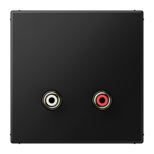 Jung Afdekking LS990 matzwart v. Cinch Audio - 4011377204843 - 20020020