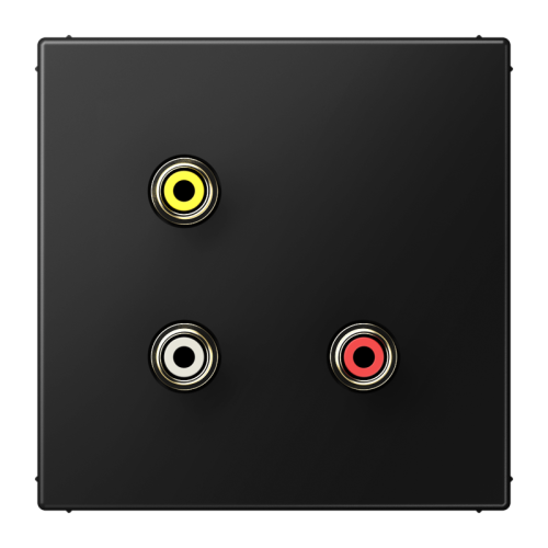 Jung Afdekking LS990 matzw. v.Cinch Audio/Vid - 4011377204867 - 20020025