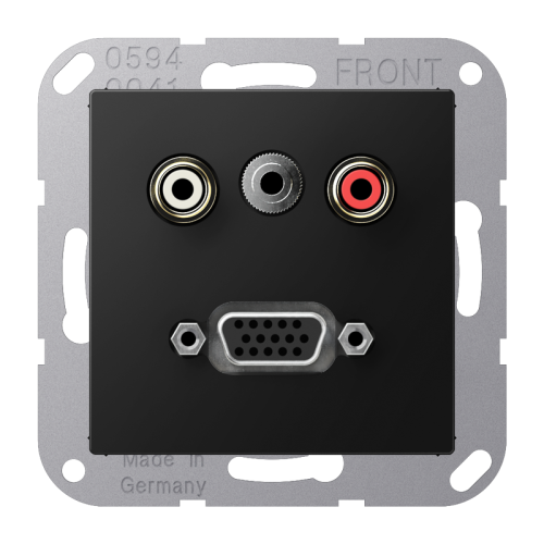 Jung Afdekking A500 matzw voor Audio/Jack/VGA - 4011377204942 - 20019912