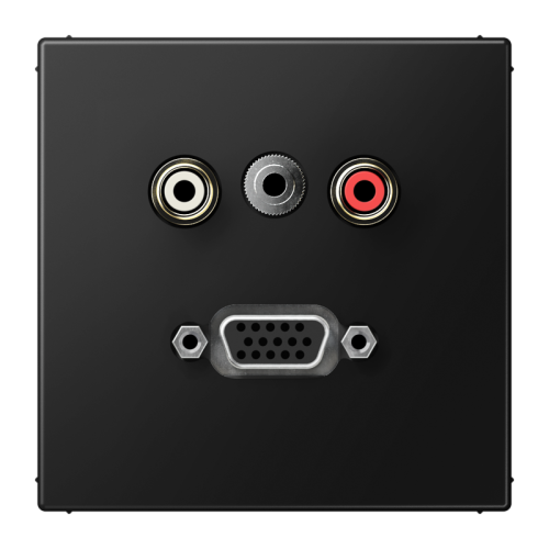 Jung Afdekking A500 matzw voor Audio/Jack/VGA - 4011377204959 - 20020030