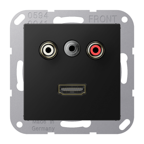 Jung Afdekking A500 matzw. v. Audio/Jack/HDMI - 4011377204966 - 20019918