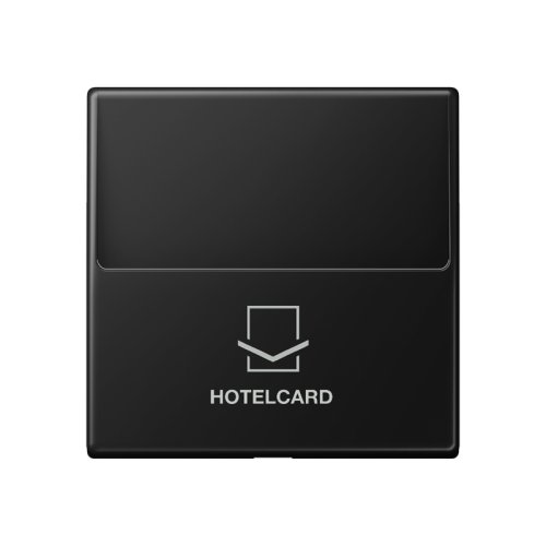Jung Afdekking A500 matzwart Hotelcard-schak - 4011377205086 - 20016082