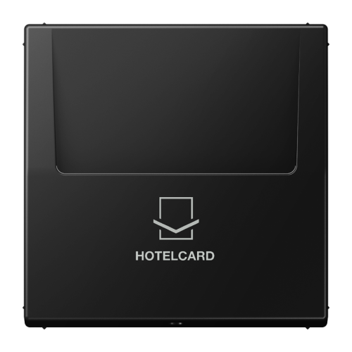 Jung Afdekking LS990 matzwart Hotelcard-schak - 4011377205093 - 20019458