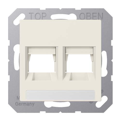 Jung Afd. A(S)500 wit 2v. tekstv. AMP, Rad. - 4011377206762 - 20015599