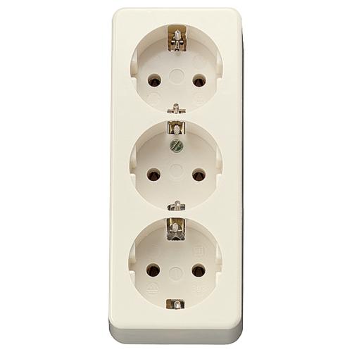 Jung 3-voudige wandcontactdoos - 4011377210400 - 20014454