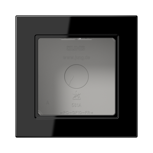 Jung Opbouwkap A550 zwart 1-voudig - 4011377211971 - 20015818