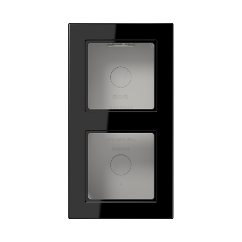 Jung Opbouwkap A550 zwart 2-voudig - 4011377212060 - 20015833