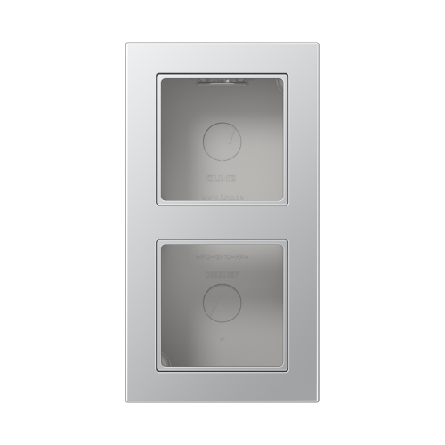 Jung Opbouwkap A550 aluminium 2-voudig - 4011377212183 - 20015829