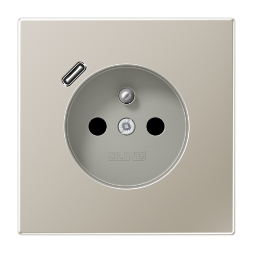Jung Wcd penaarde + lader LS edelst. USB C - 4011377214217 - 20018553