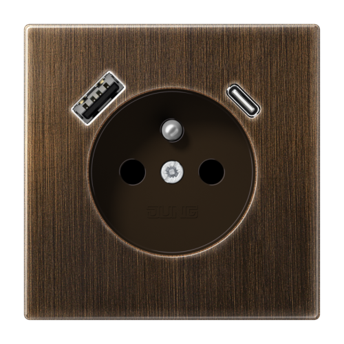 Jung Wcd penaarde + lader LS mess.ant.USB A+C - 4011377214323 - 20020129