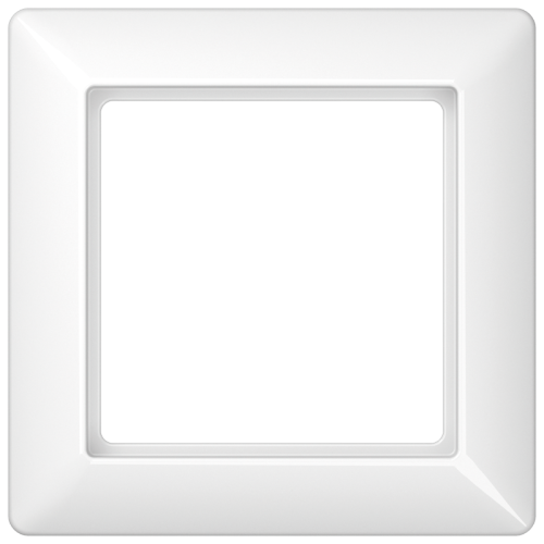 JUNG afdekraam 1v alpin wit as581ww - 4011377215696 - 3406612